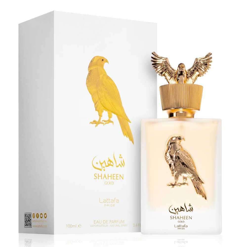 Lattafa Pride Shaheen Gold EDP Perfume for Women - 100ml Luxury Oriental Floral Scent - Perfect for Evening Wear, Special Occasions & Gift Giving