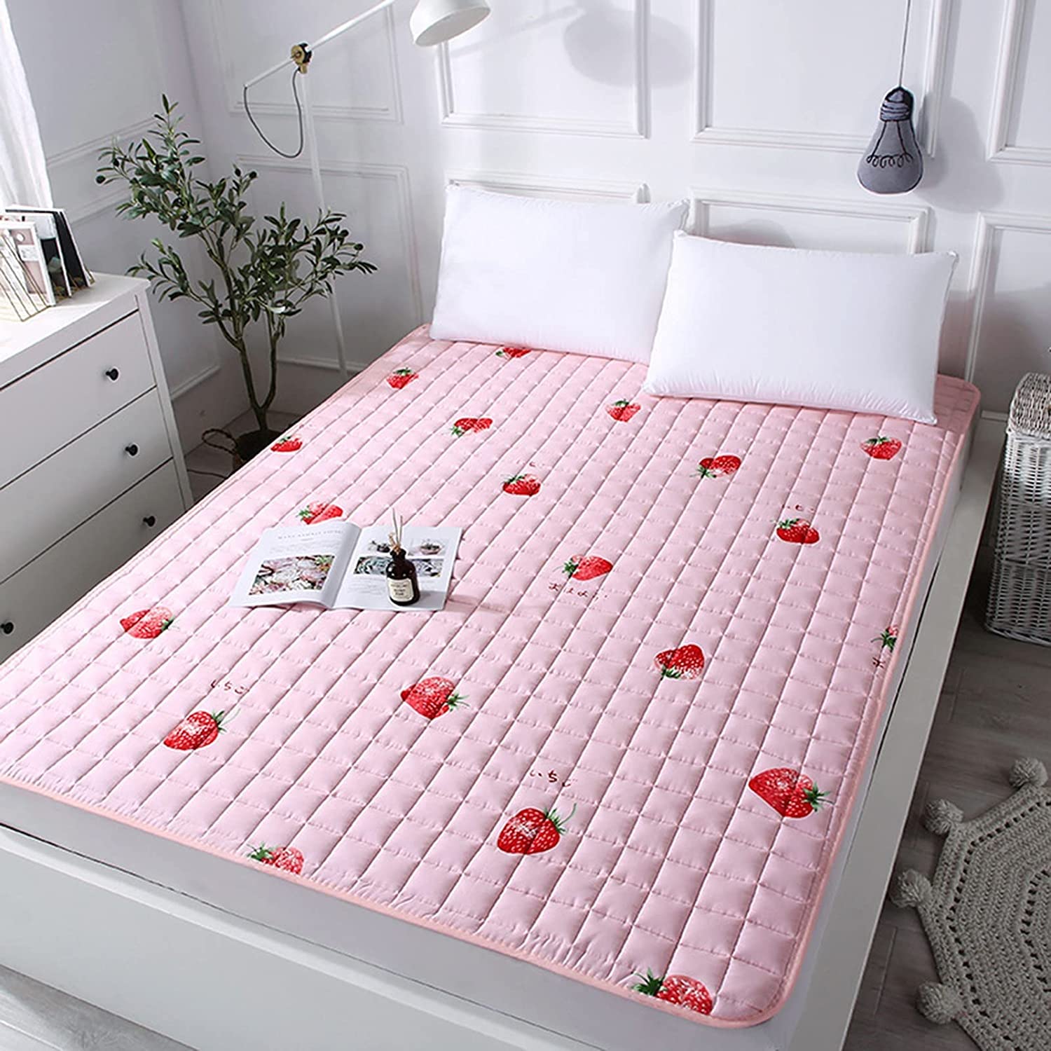Japanese Floor Mattress Futon - Thick Foldable Tatami Mat for Sleeping, Lounging & Guest Bed - Portable Roll-Up Design for Sofas, Couches & Floor Use - Perfect for Small Spaces, Camping & Extra Bedding