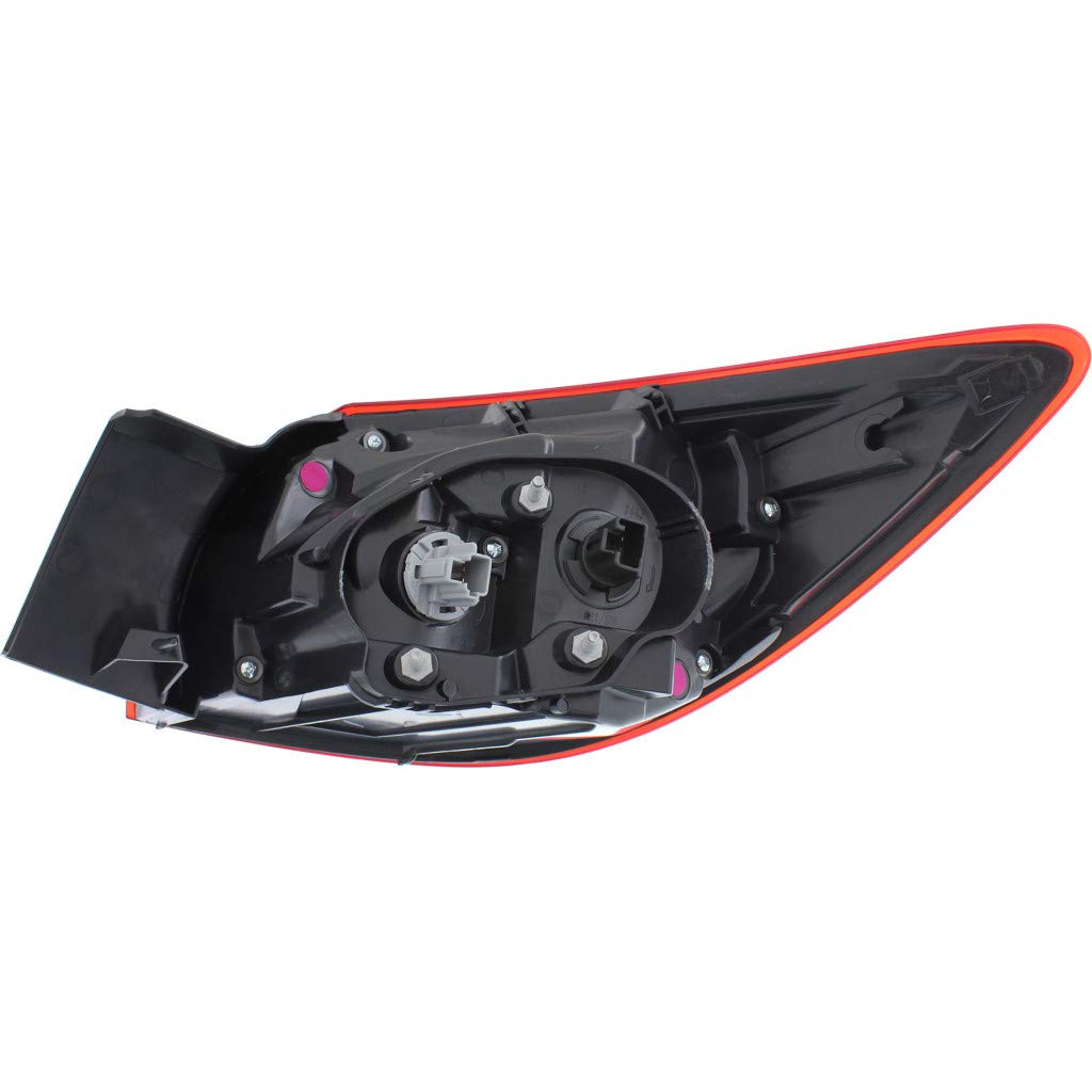 2014-2018 Mazda 3 Hatchback Driver Side Tail Light Assembly - CAPA Certified Replacement for MA2804115/MA2804115C | Perfect for Night Driving Safety & Car Restoration Projects