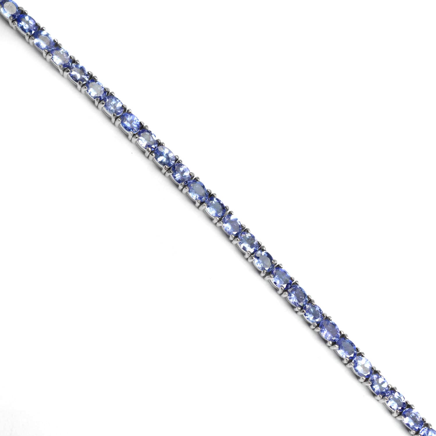 4X3 MM Oval Cut Natural Blue Tanzanite Gemstone 925 Sterling Silver Tennis Bracelet - December Birthstone Jewelry for Women - Elegant Wedding, Birthday Gift for Wife - Perfect for Anniversaries, Parties & Special Occasions