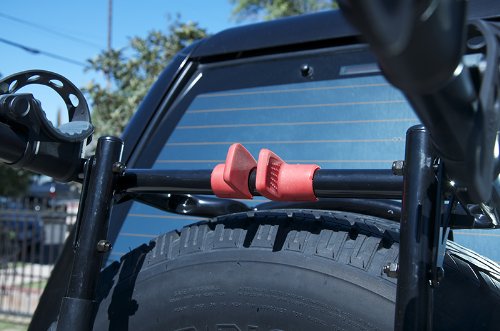 Allen Sports Premier 3-Bike Spare Tire Rack - Model S303 - Heavy Duty Bike Carrier for SUV, Truck & Jeep - Perfect for Road Trips, Camping & Outdoor Adventures