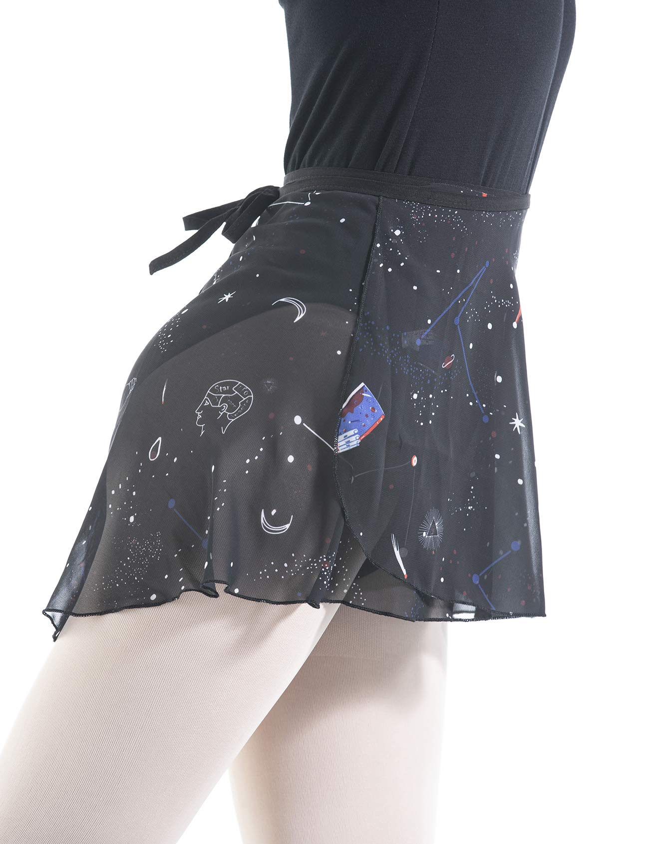 Elegant Ballet Chiffon Wrap Skirts for Women & Girls - Dance, Performance, Practice & Everyday Wear