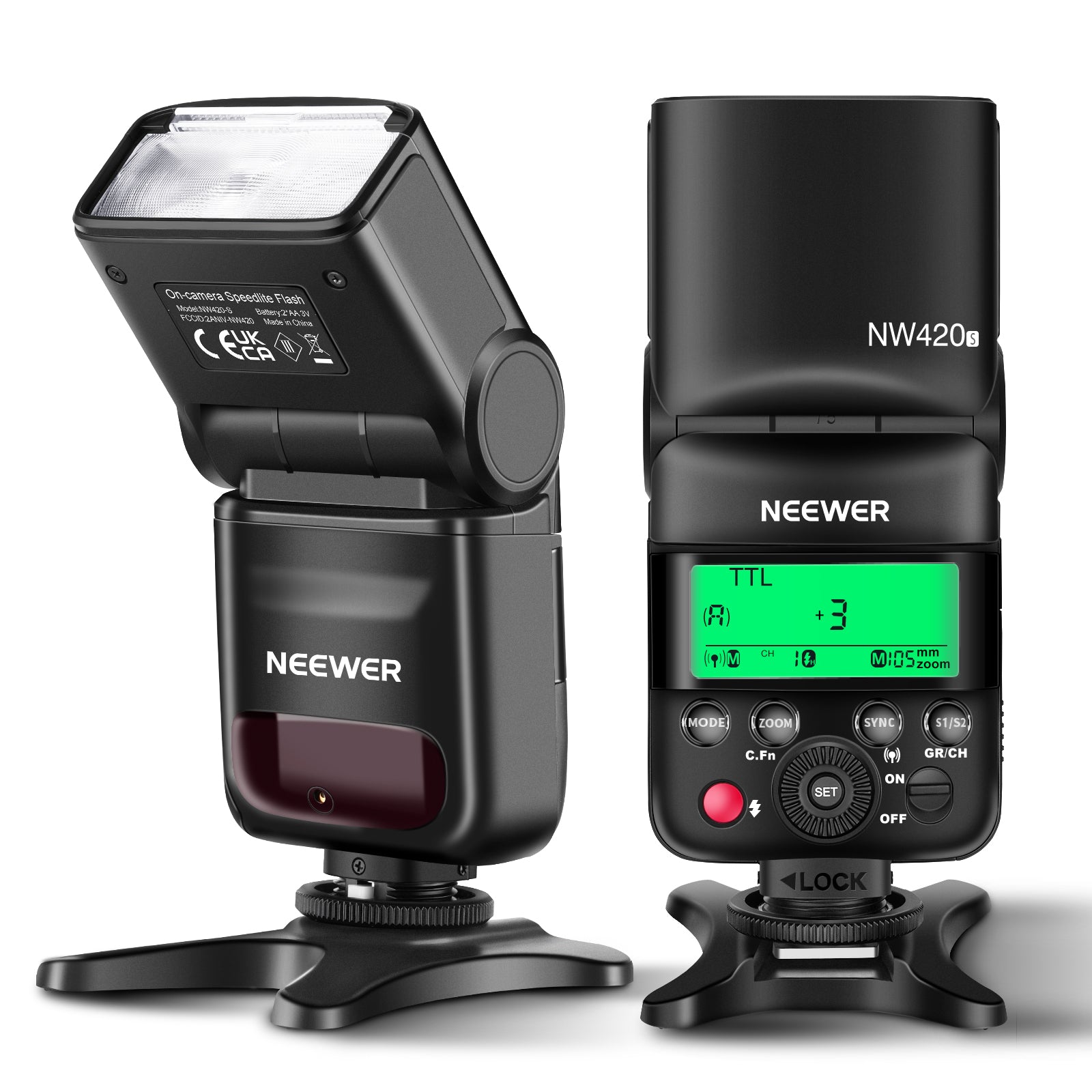 NEEWER NW420 S Mini 2.4G TTL HSS Speedlite Flash for Sony Cameras - Professional Photography Lighting for Portraits, Events & Studio Shoots