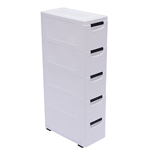 5 Tiers, 5 Drawers, White 3
