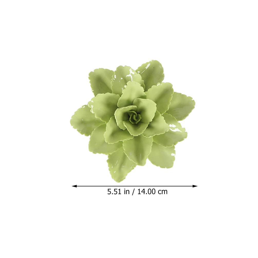 DOITOOL 3D Ceramic Flower Wall Decor - Handcrafted 3D Ceramic Floral Hanging Ornament for Home & Office Decoration | Perfect for Living Room, Bedroom, Kitchen, and Entryway Wall Decor