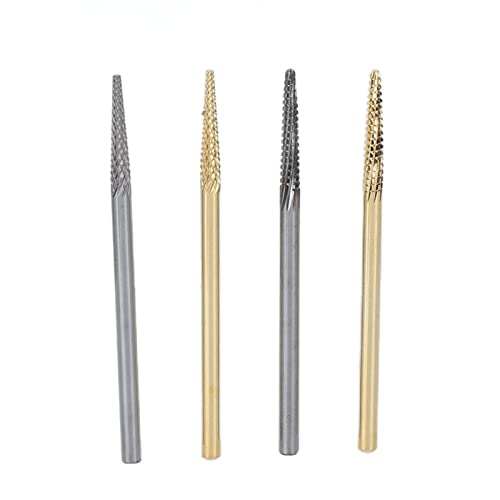 4PCS Professional Nail Drill Bits Set - Quick Cutter Heads for Nail Polishing & Manicure - Perfect for Salon & Home Nail Care (Ideal for Acrylic, Gel & Natural Nails)