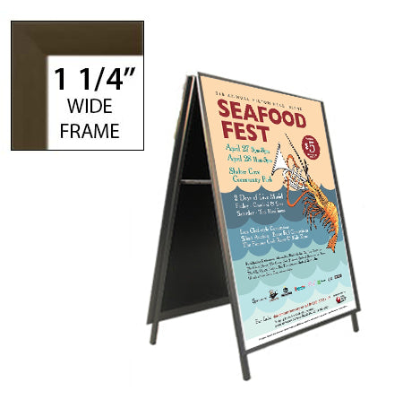 48x60 A-Frame Sign Holder with 1 1/4