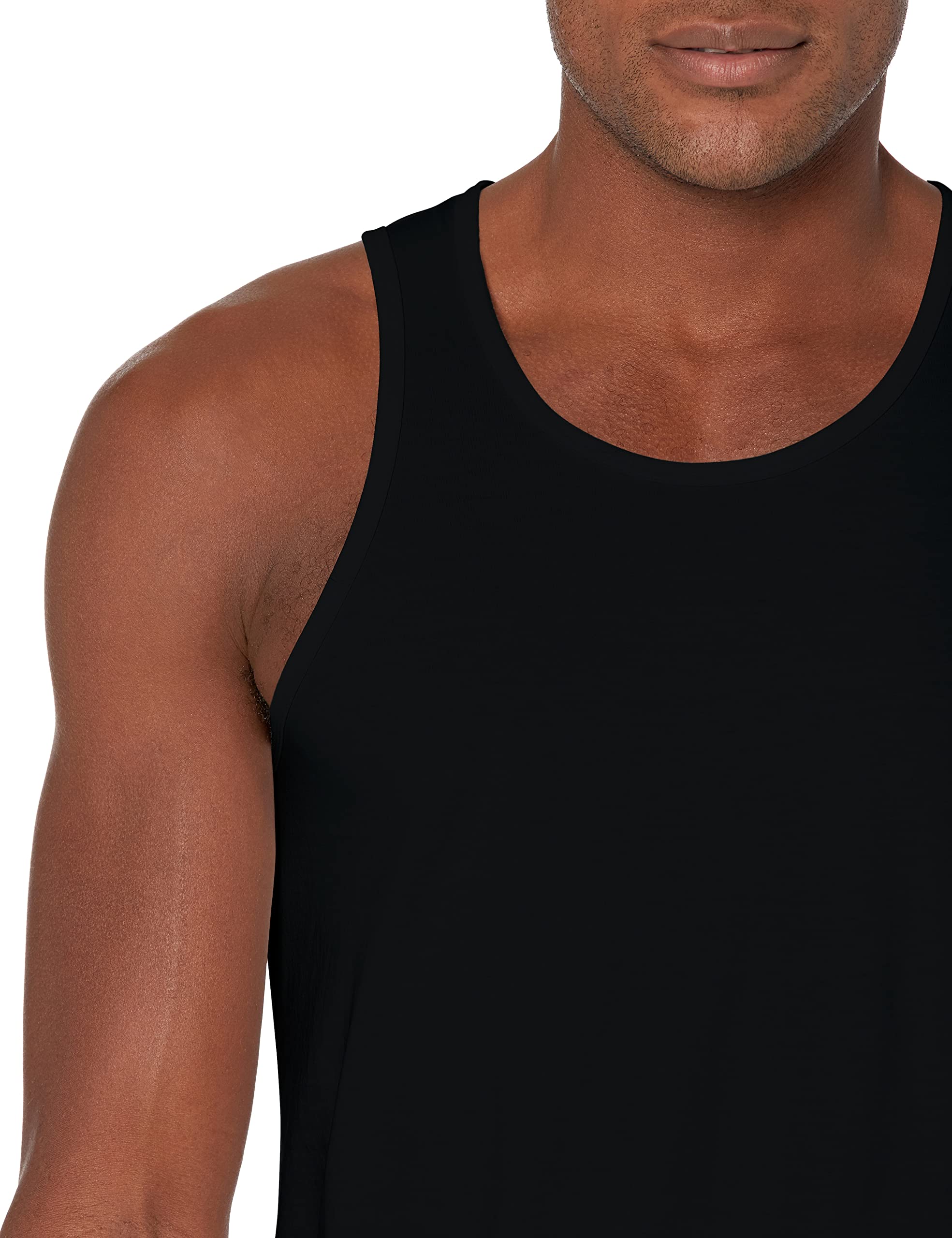 Soft 100% Cotton Men's Crewneck Undershirts - 3 Pack | Breathable Comfort for Everyday Wear, Layering & Gym Workouts