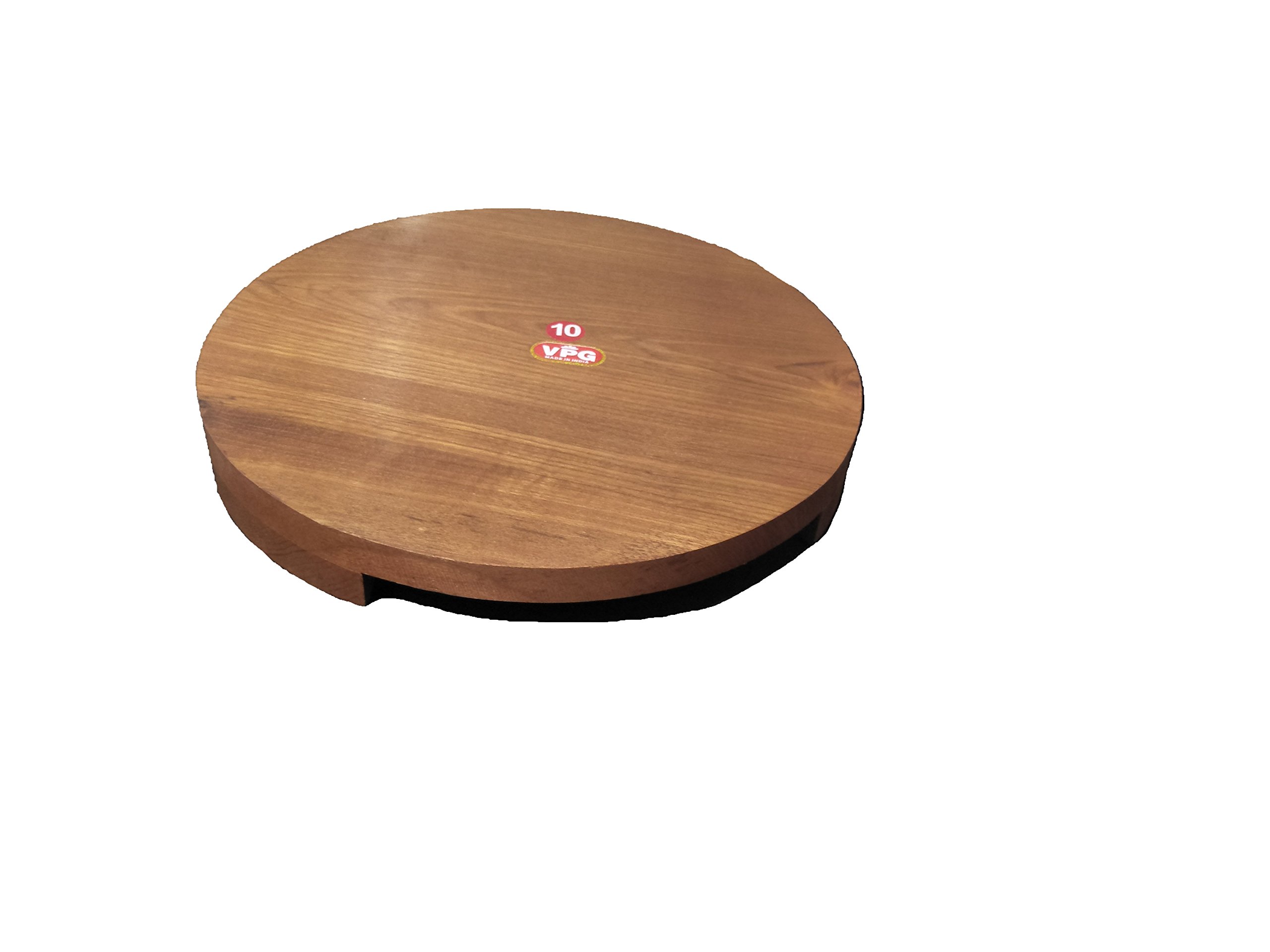 Wooden Rolling Board & Roller Set - Premium Sagwan Wood Chakla Belan for Chapati & Dough Making - Traditional Indian Kitchen Tool - Perfect for Valentine's Day Gifts & Home Cooking