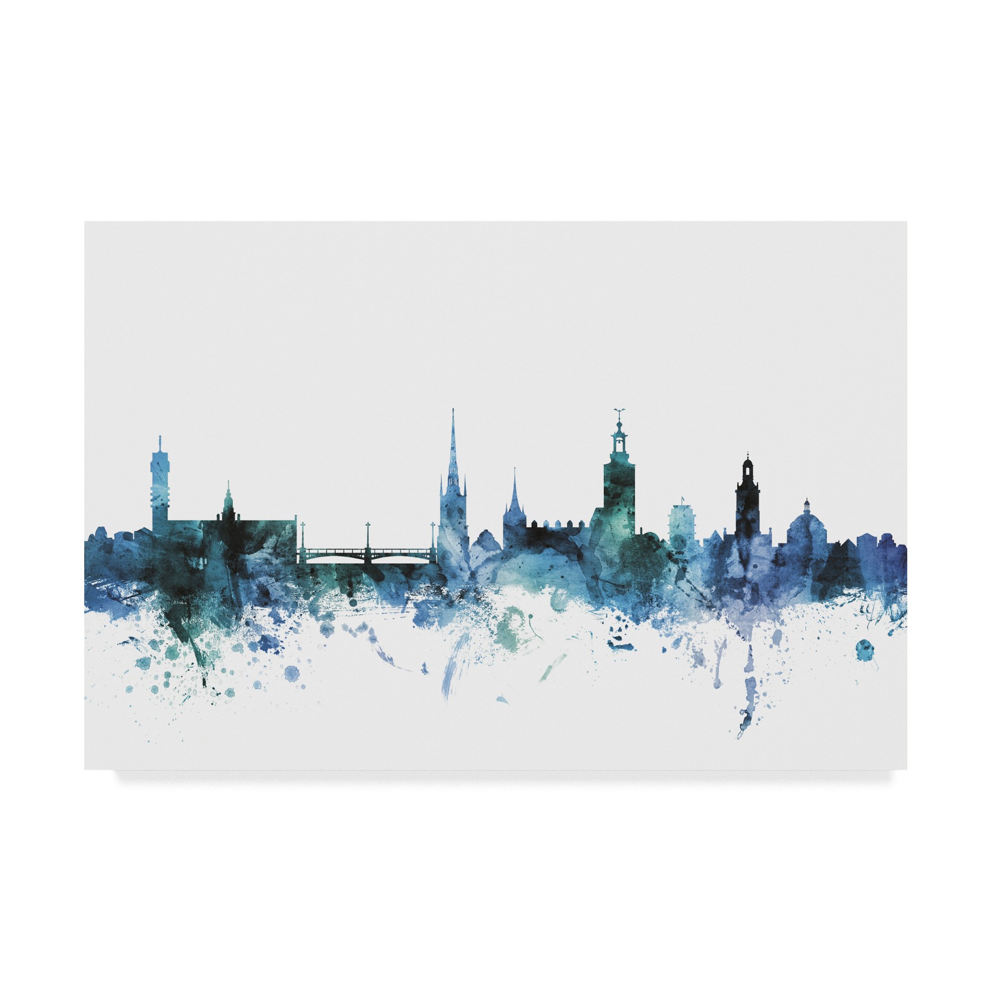 Trademark Fine Art Michael Tompsett Multicolor Canvas Wall Art - Modern Home & Office Decor for Living Room, Bedroom, Dining Area