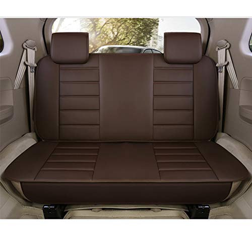 Premium Universal 7-Seat Car Seat Covers Set - Waterproof Leather Protection with 2 Headrests & 2 Lumbar Pillows (Coffee Brown) - Perfect for SUVs, Minivans & Family Vehicles