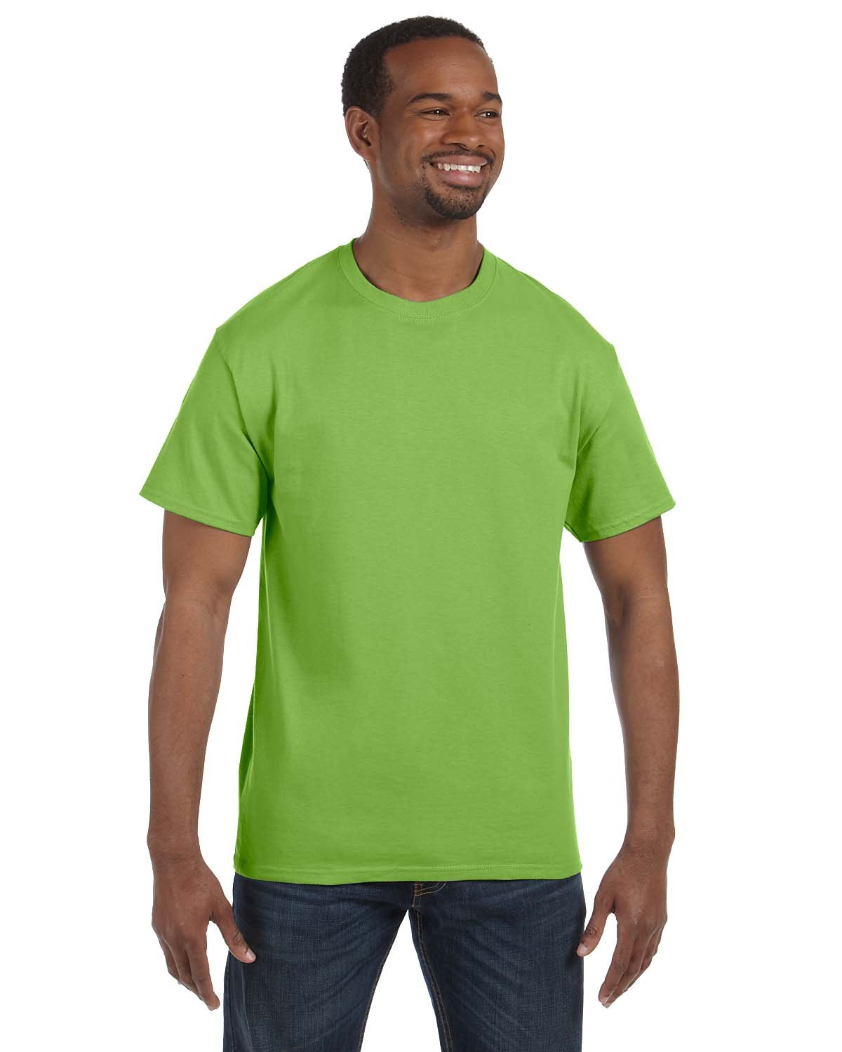 JERZEES Adult Dri-Power Heavyweight Blend T-Shirt - Moisture Wicking, Comfort Fit, 2XL, Kiwi Green - Perfect for Workouts, Sports & Casual Wear