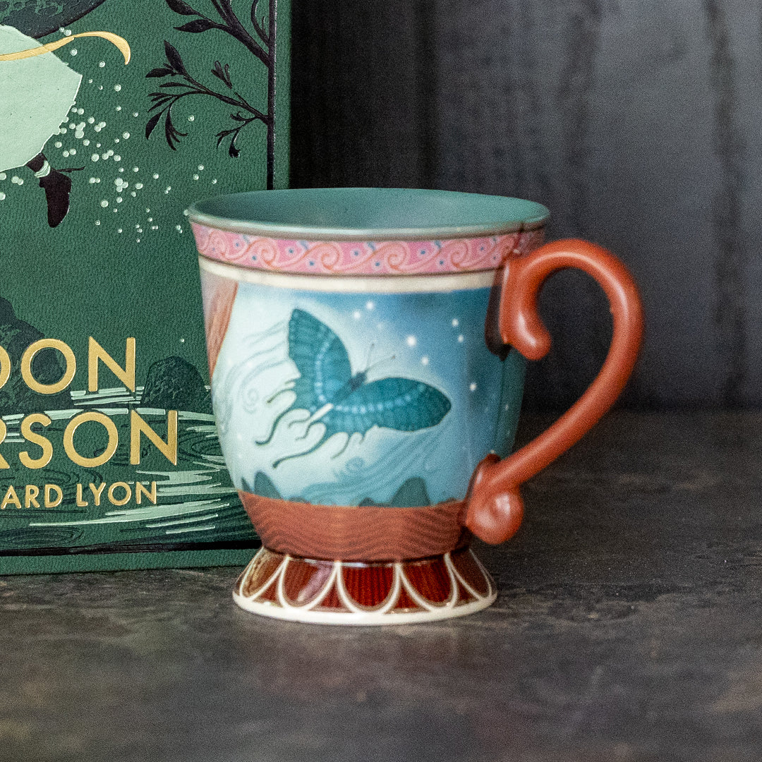 Premium Emerald Green Ceramic Tea Cup - Handcrafted Porcelain Tea Mug for Hot & Cold Drinks - Perfect for Home, Office, or Gift Giving