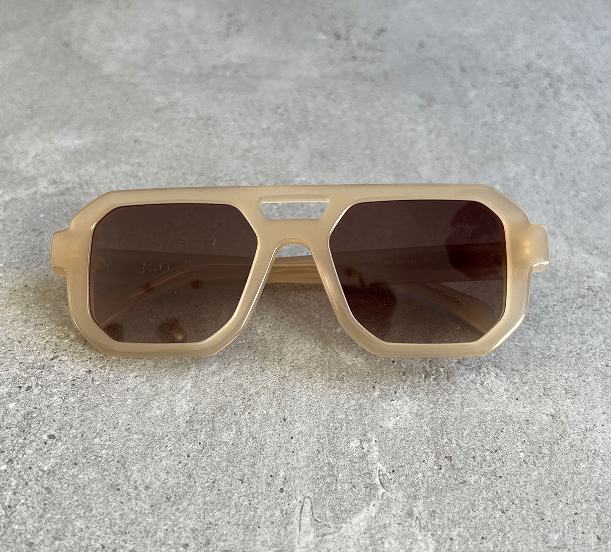 GOD THIRTY FOUR 34 Polarized Sunglasses for Men & Women - Classic Taupe Frame - UV Protection - Perfect for Driving, Beach & Outdoor Activities