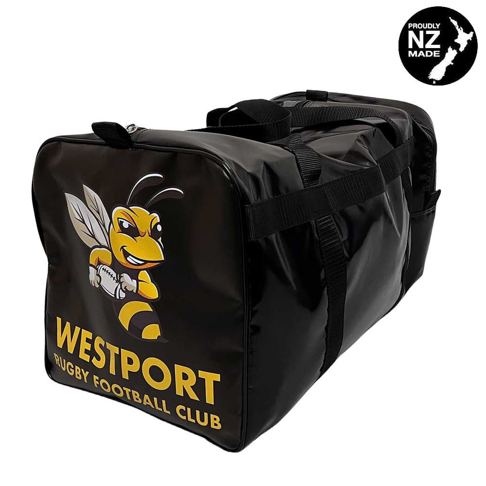 Custom Printed Team Sports Gear Bags - Medium Size Duffle for Baseball, Soccer & Basketball - Personalized Gym & Travel Duffel Bag for Athletes & Teams