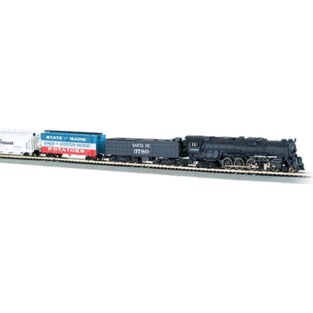 Bachmann Trains Empire Builder Ready To Run 68 Piece Electric Train Set N Scale Model Railroad for Home & Office Display | Perfect for Collectors & Hobbyists