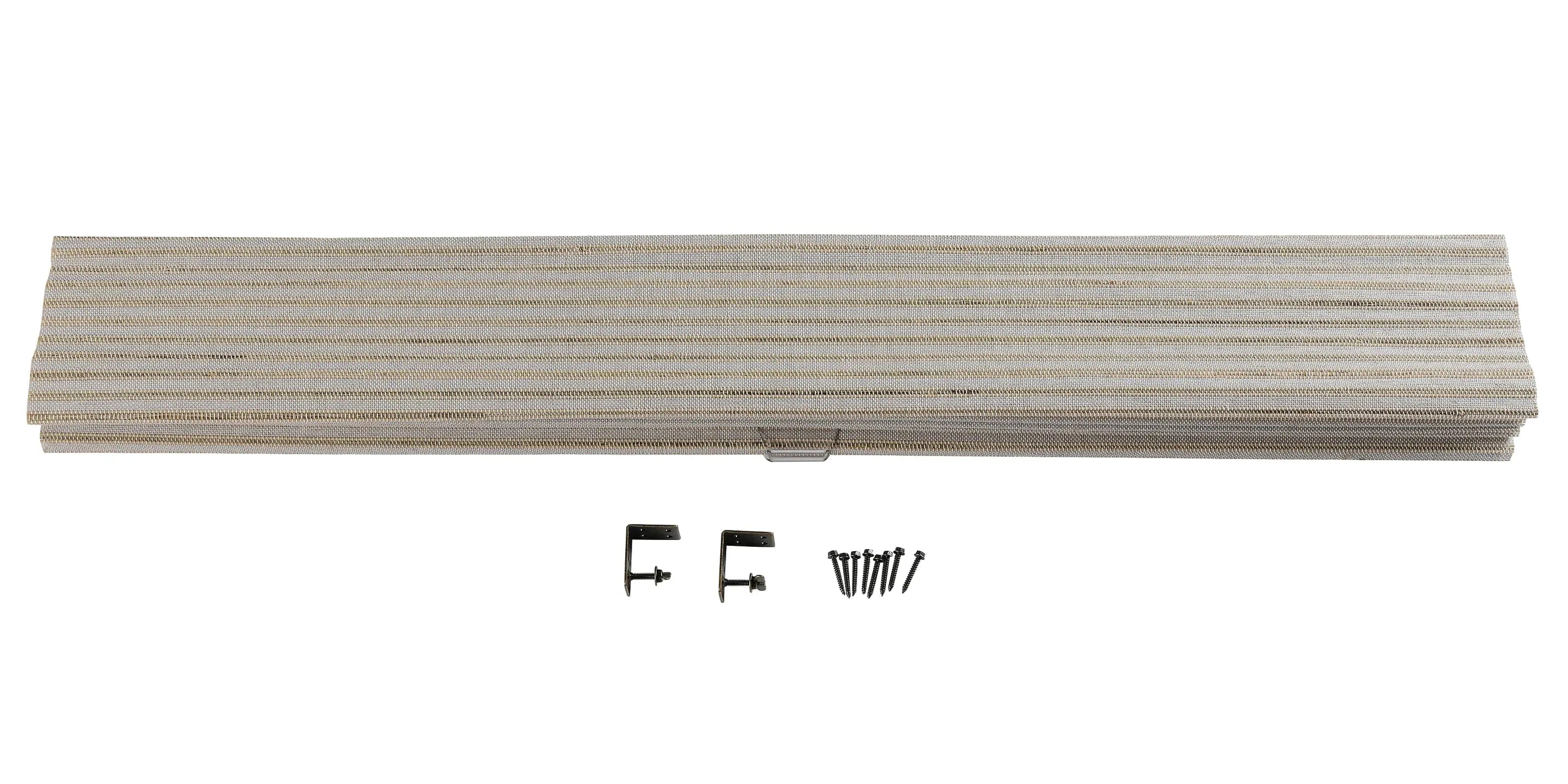 Natural Bamboo Woven Window Shade - Birch White | Eco-Friendly Roller Blind for Living Room, Bedroom & Office
