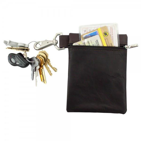 Premium Genuine Leather Pouch for Money, Jewelry & Essentials - Durable & Stylish Organizer for Travel, Work & Everyday Use