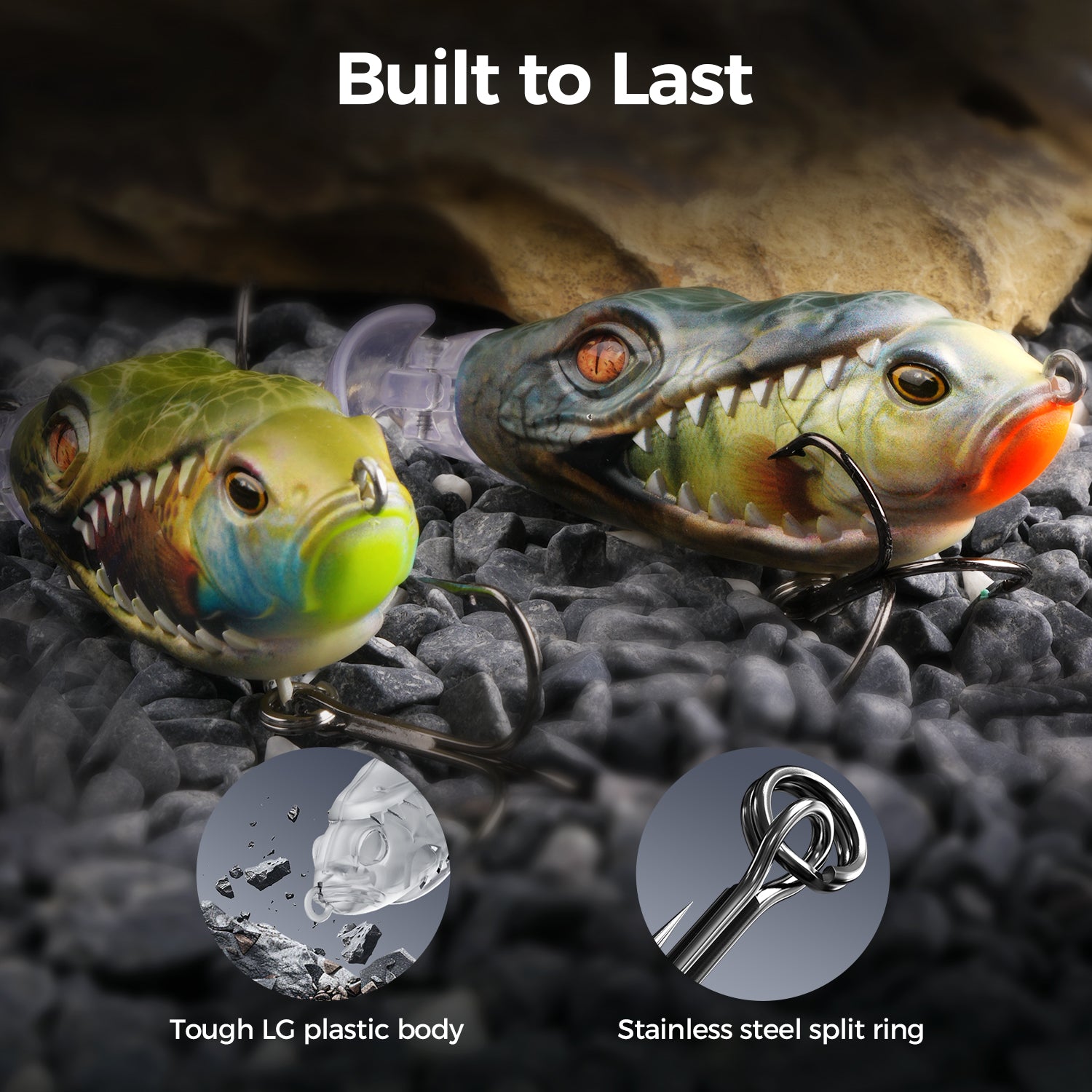 Top-Rated M1 Plopper Fishing Lure with Double Blades - Premium Bass & Pike Bait for Freshwater & Saltwater - Perfect for Topwater Fishing & Tournament Anglers