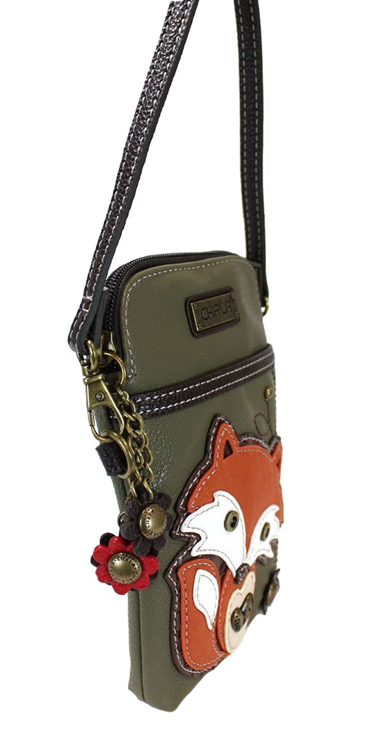 Chala Fox Crossbody Phone Purse for Women - Adjustable Convertible Strap, Fashion Shoulder Bag for iPhone 15/14/Pro Max, Samsung Galaxy - Perfect for Travel, Shopping & Daily Use