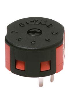 F20308RS02Q Miniature ROTA-Slide Rotary Switch - 5 Pack | Compact Electrical Component for DIY Electronics, Audio Equipment & Industrial Controls