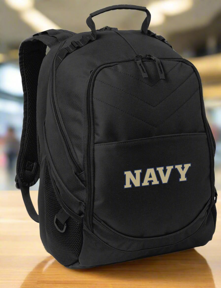Official USNA Naval Academy Laptop Backpack - Durable Computer Bag for Students, Professionals, and Travelers