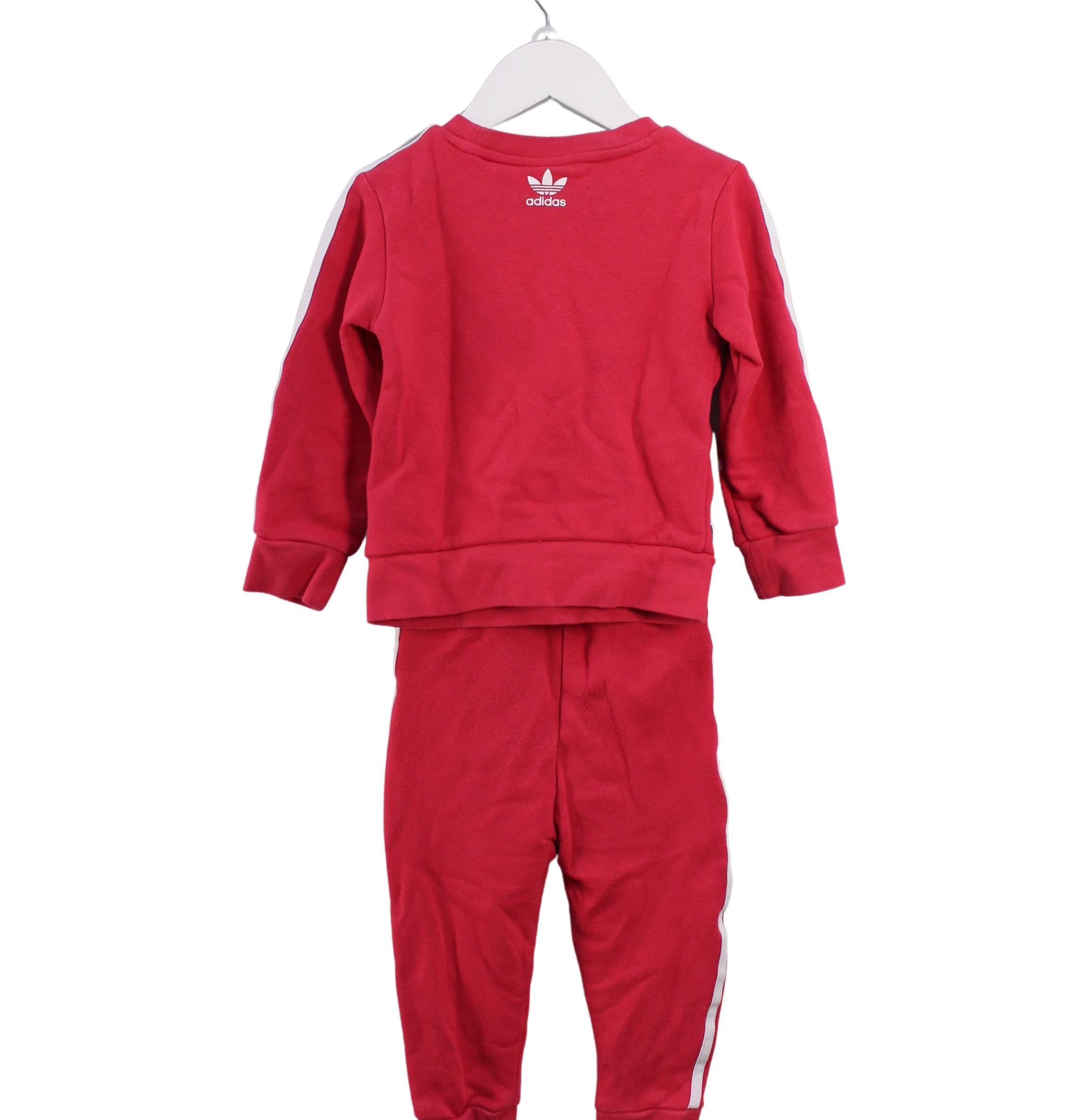 Adidas Baby Boys' Sweatshirt and Sweatpants Set - 18-24 Months - Soft Cotton Jogger Outfit for Toddlers - Perfect for Playtime, Daycare & Family Outings