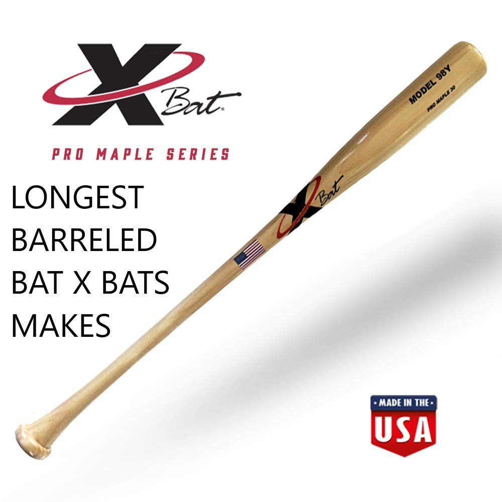 **Premium Youth Wood Baseball Bat - Pro Model for Training & Games - Perfect for Little League, Practice & Backyard Play**