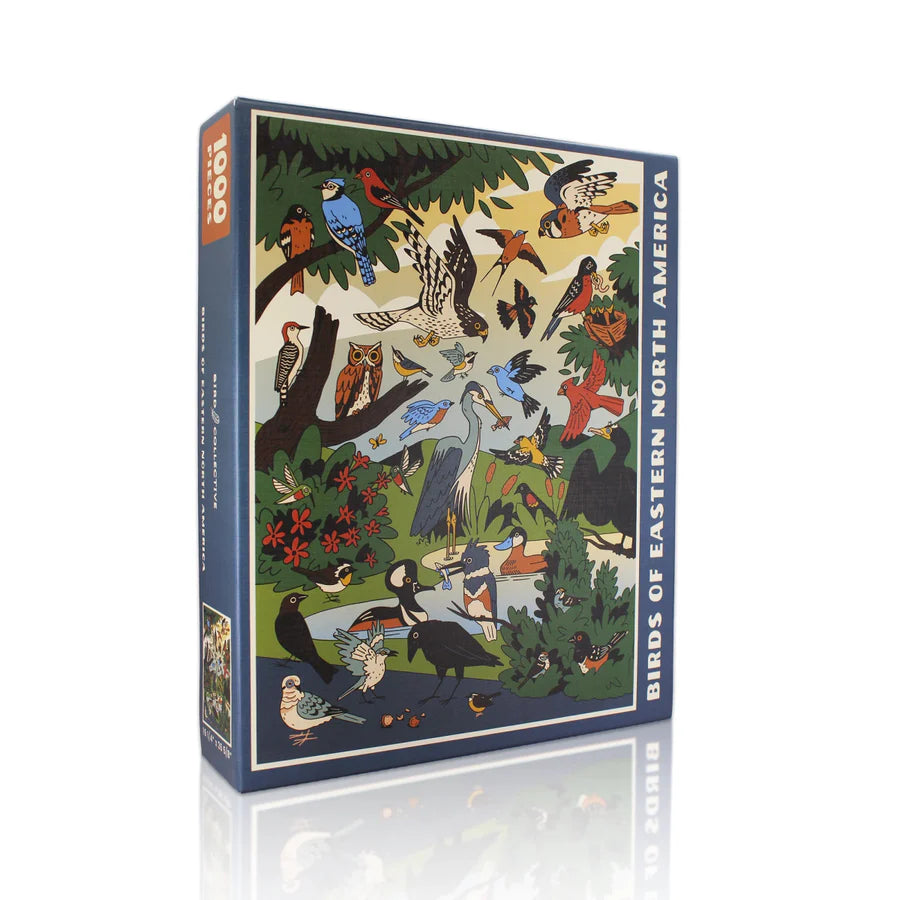Eastern North American Birds Jigsaw Puzzle - 500 Piece Educational Wildlife Puzzle for Adults & Kids - Perfect for Family Game Night & Birdwatching Enthusiasts