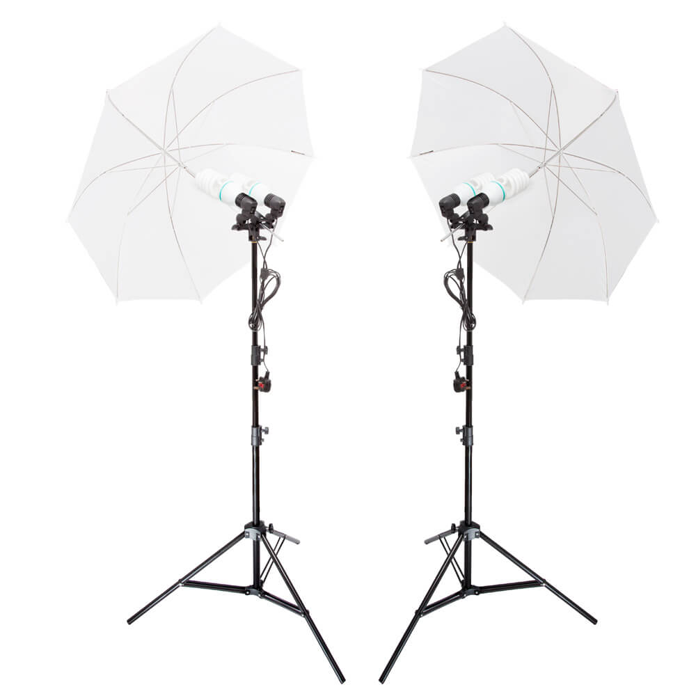 DUOLiTE E27 Continuous Lighting Twin Kit - Professional Studio LED Light Bulbs for Photography, Videography & YouTube Videos - Perfect for Indoor Shooting, Product Photography & Live Streaming