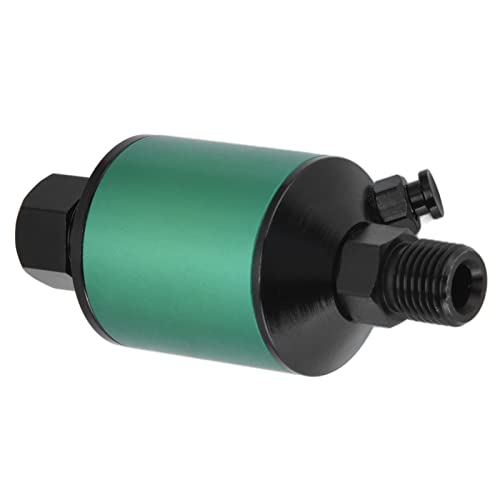 1/4 Inch NPT Air Compressor Water & Oil Separator Filter Regulator - Green - for Pneumatic Tools, Spray Painting & Industrial Applications