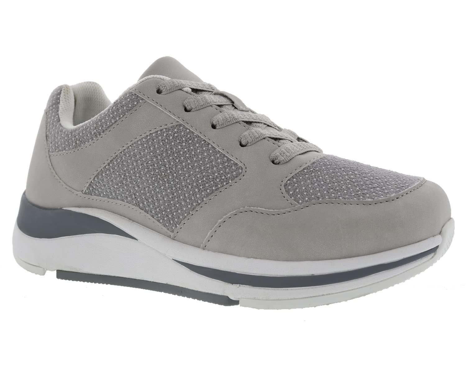 Drew Chippy Women's Comfortable Lace-Up Walking Shoes for Women - Lightweight Casual Sneakers for Walking, Travel & Everyday Wear