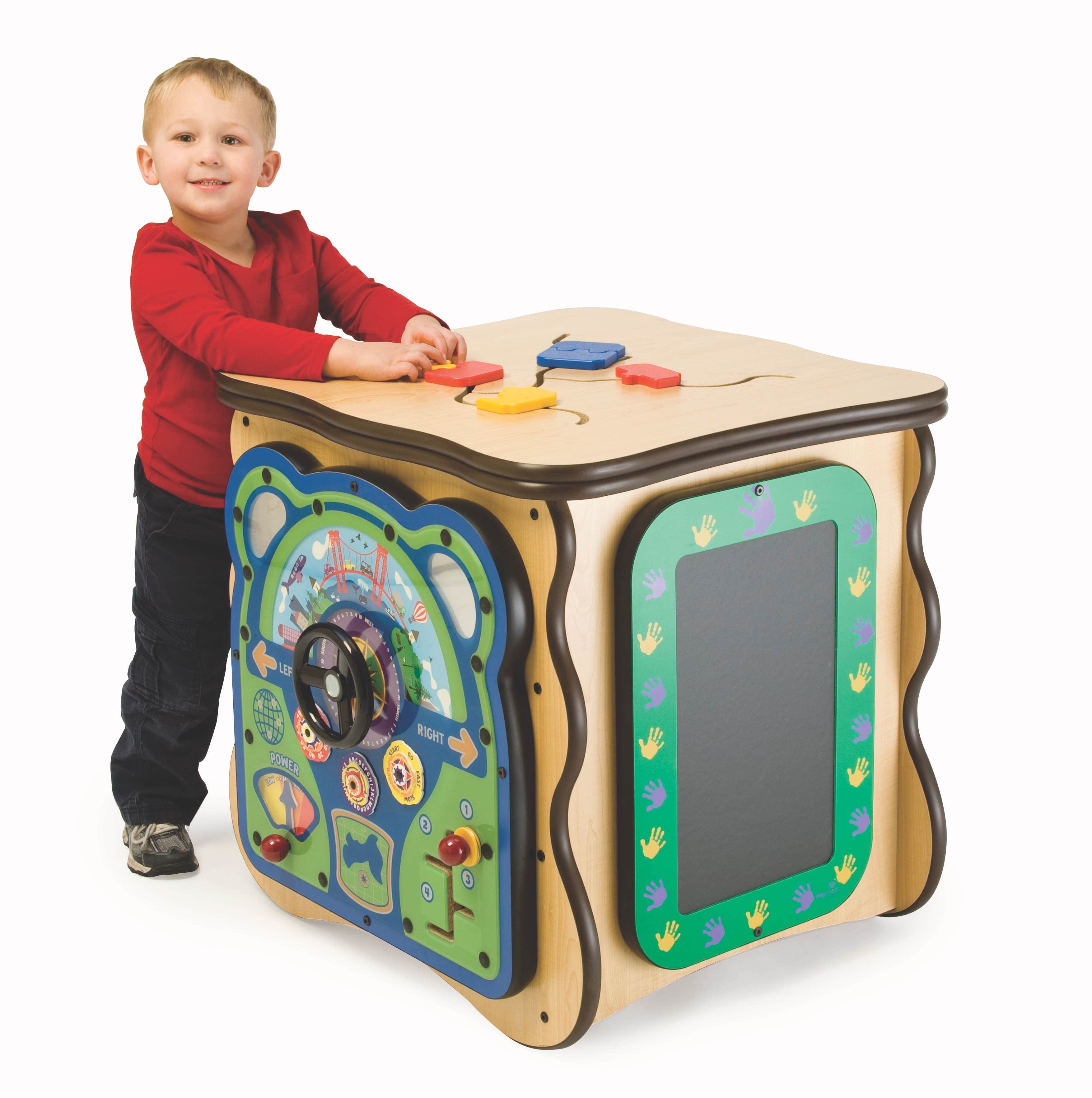 Adventure Island Play Cube - Kids Climbing Toy for Indoor & Outdoor Play - Perfect for Backyards, Playrooms & Daycares