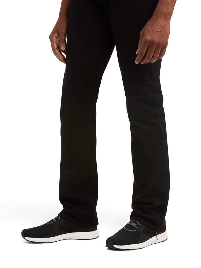 Ariat Men's M7 Slim Legacy Straight Fit Jean - Black | Durable Work & Casual Denim Pants for Everyday Wear