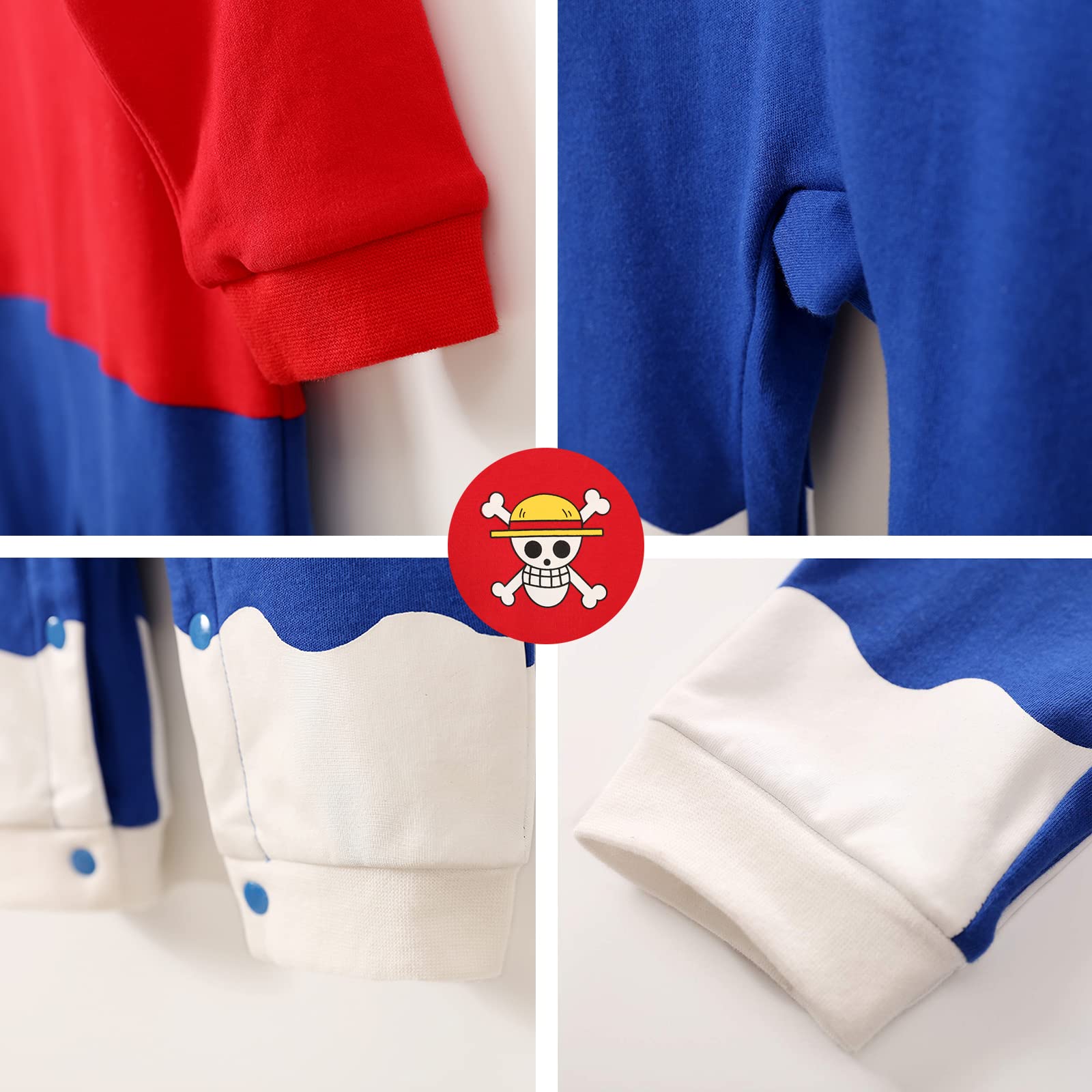 **Aiabaleaft Newborn Baby Boys & Girls Cartoon Anime Jumpsuit - Soft Cotton Long Sleeve Infant Romper for Cosplay & Cute Outfits - Perfect for Halloween, Photoshoots & Daily Wear**