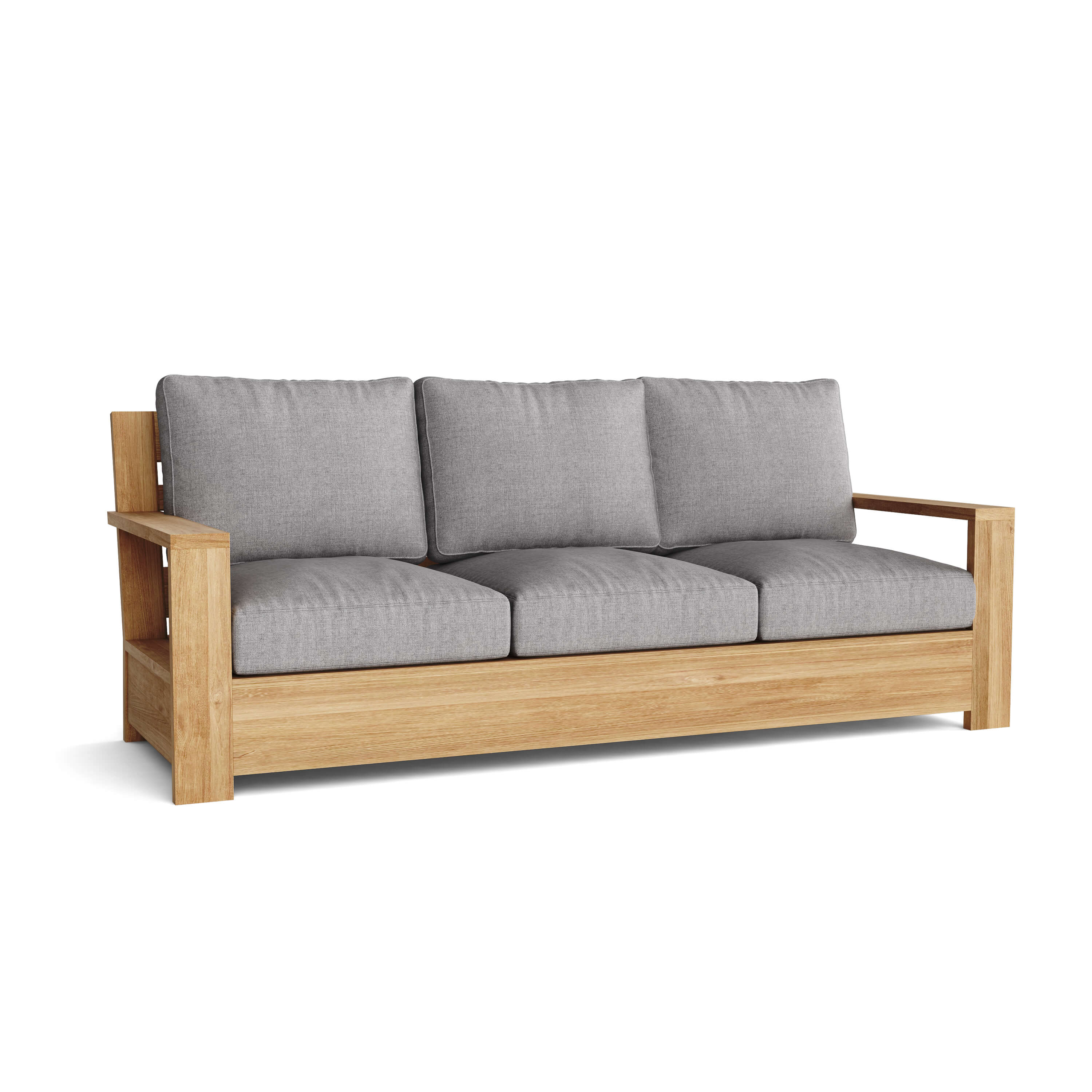 Madera Deep Seating Sofa - Premium Outdoor Patio Furniture Set with Weather-Resistant Cushions - Perfect for Backyard, Poolside & Garden Relaxation
