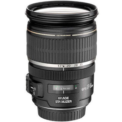 Canon EF-S 17-55mm f/2.8 IS USM Lens with Deluxe Bundle Kit - Professional DSLR Camera Lens for Portrait, Landscape & Travel Photography