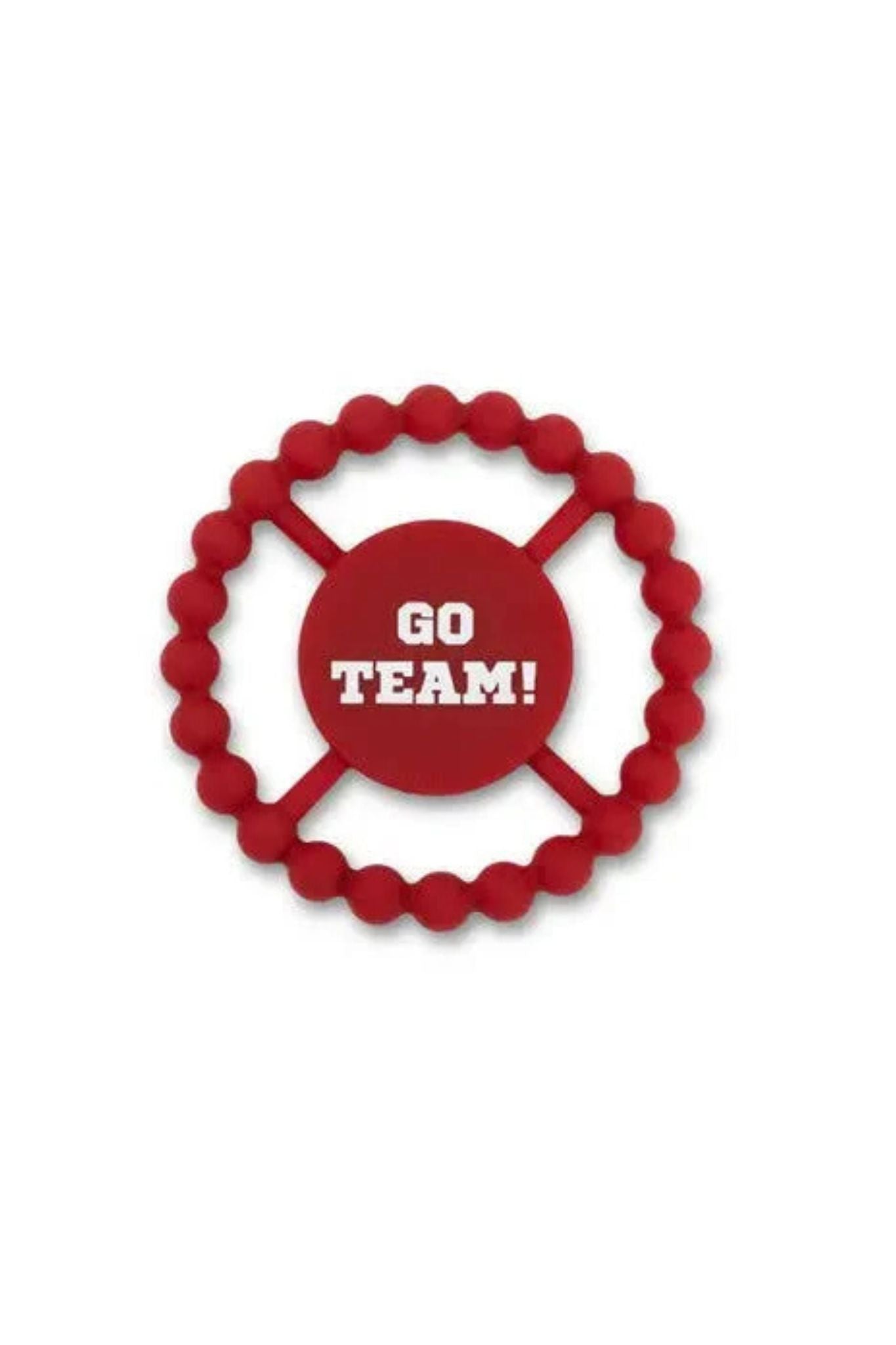 Go Team Happy Teether - BPA-Free Baby Teething Toy for Boys & Girls - Soothes Sore Gums, Promotes Healthy Teeth - Perfect for Home, Travel & Daycare Use