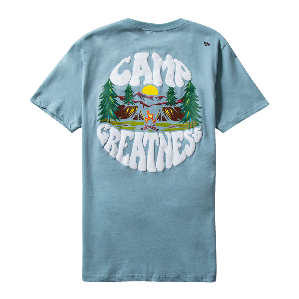 Camp Staff Tee Slate - Comfortable Cotton Crewneck T-Shirt for Summer Camp & Outdoor Activities | Unisex Fit for Counselors, Teachers & Campers