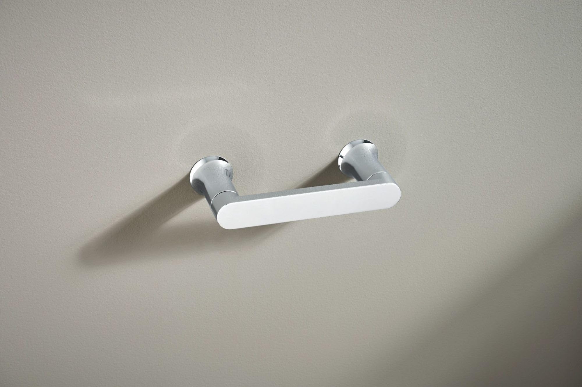 Moen BH3808CH Genta Double Post Modern Pivoting Toilet Paper Holder, Chrome Finish - Perfect for Bathroom, Restroom & Home Decor