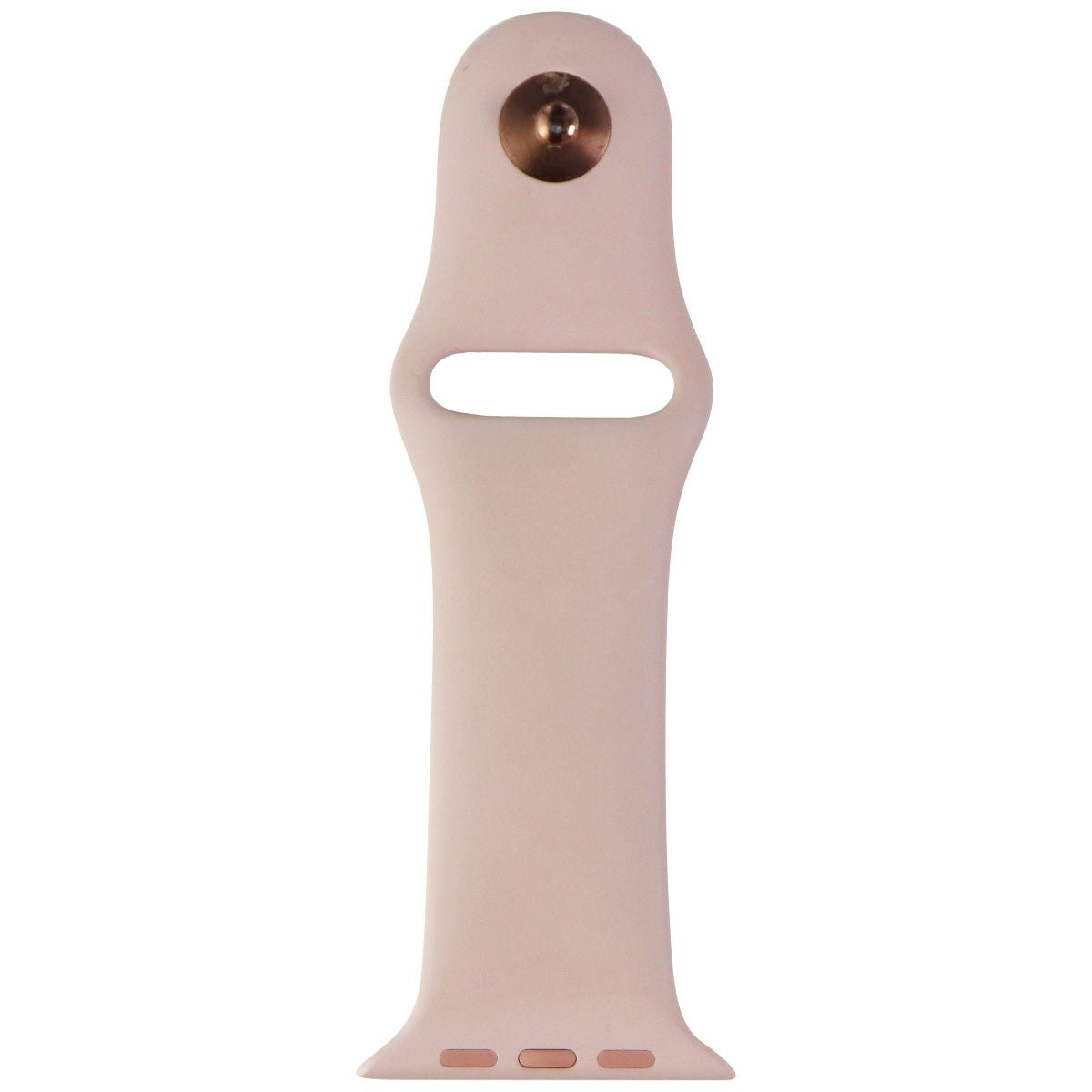 Apple Watch 42mm Sport Band Replacement - Pink Sand/Rose Gold Clasp for 42/44/45mm Models | Perfect for Gym, Running & Everyday Wear