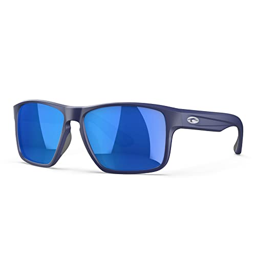 Matte Navy Blue Frame/Blue Mirrored Lens