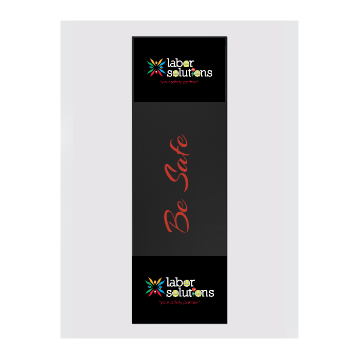 Custom 6mm Personalized Yoga Mat with Unique Design - Black - Perfect for Home Workouts, Yoga Studios & Fitness Enthusiasts