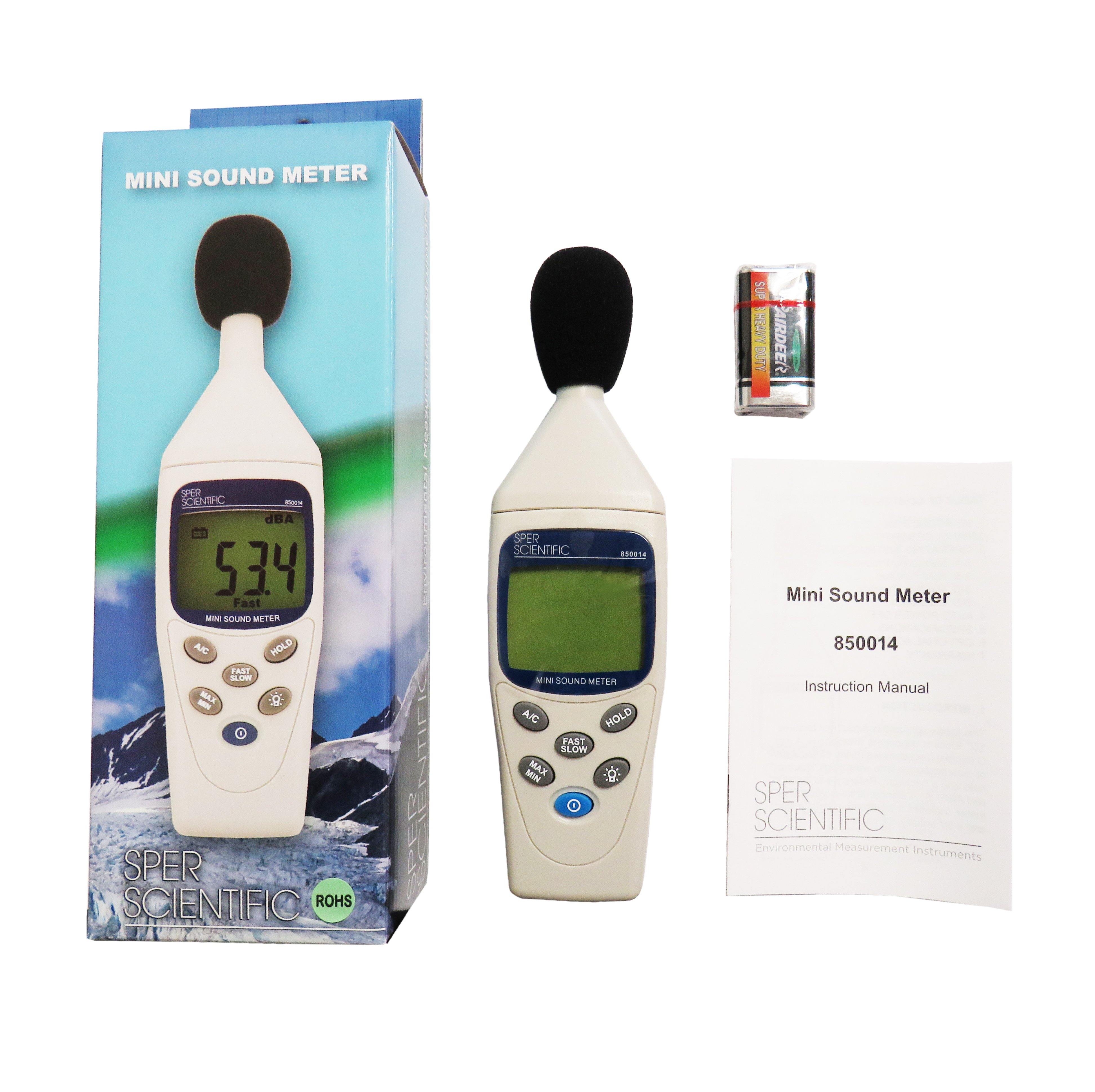 Mini Sound Meter - Digital Decibel Noise Level Tester with LCD Display - Perfect for Home, Office, Classroom & Industrial Noise Monitoring