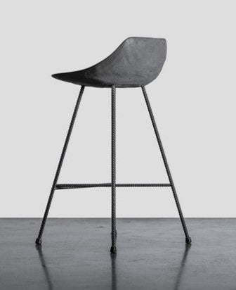 Hauteville 670 Counter Stool by Lyon Beton - Modern Bar Stool with Metal Frame & Comfortable Seat - Perfect for Kitchen Island, Breakfast Bar & Home Decor