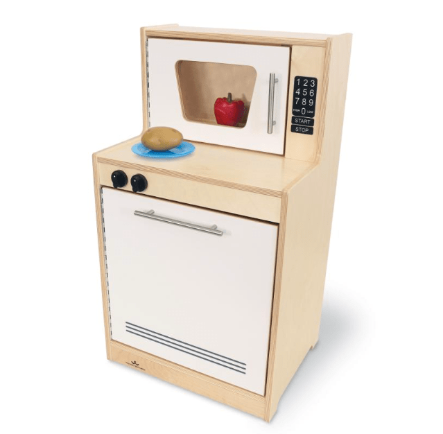 WB7410 White Contemporary Dishwasher and Microwave Combo - Perfect for Modern Kitchens & Small Spaces