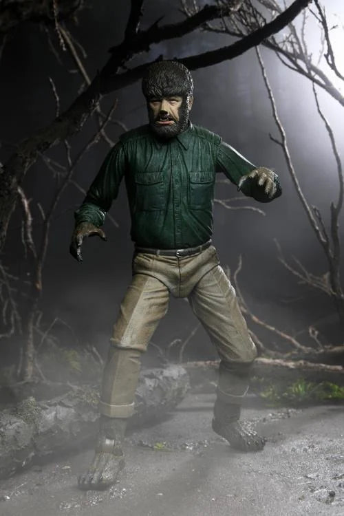 Universal Monsters Ultimate The Wolf Man Action Figure - Classic Horror Collectible for Fans, Halloween Decor, Movie Night Props