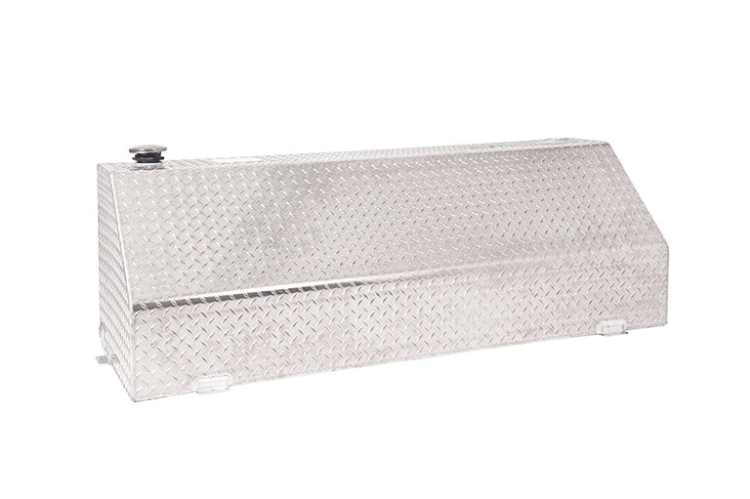 Dee Zee DZ92556 Wedge Transfer Tank for GMC Sierra 2500HD/3500HD (1999-2022) - Brite Tread Aluminum Design - Heavy Duty Truck Accessory for Water & Fuel Storage | Off-Road, Construction & Farming Use