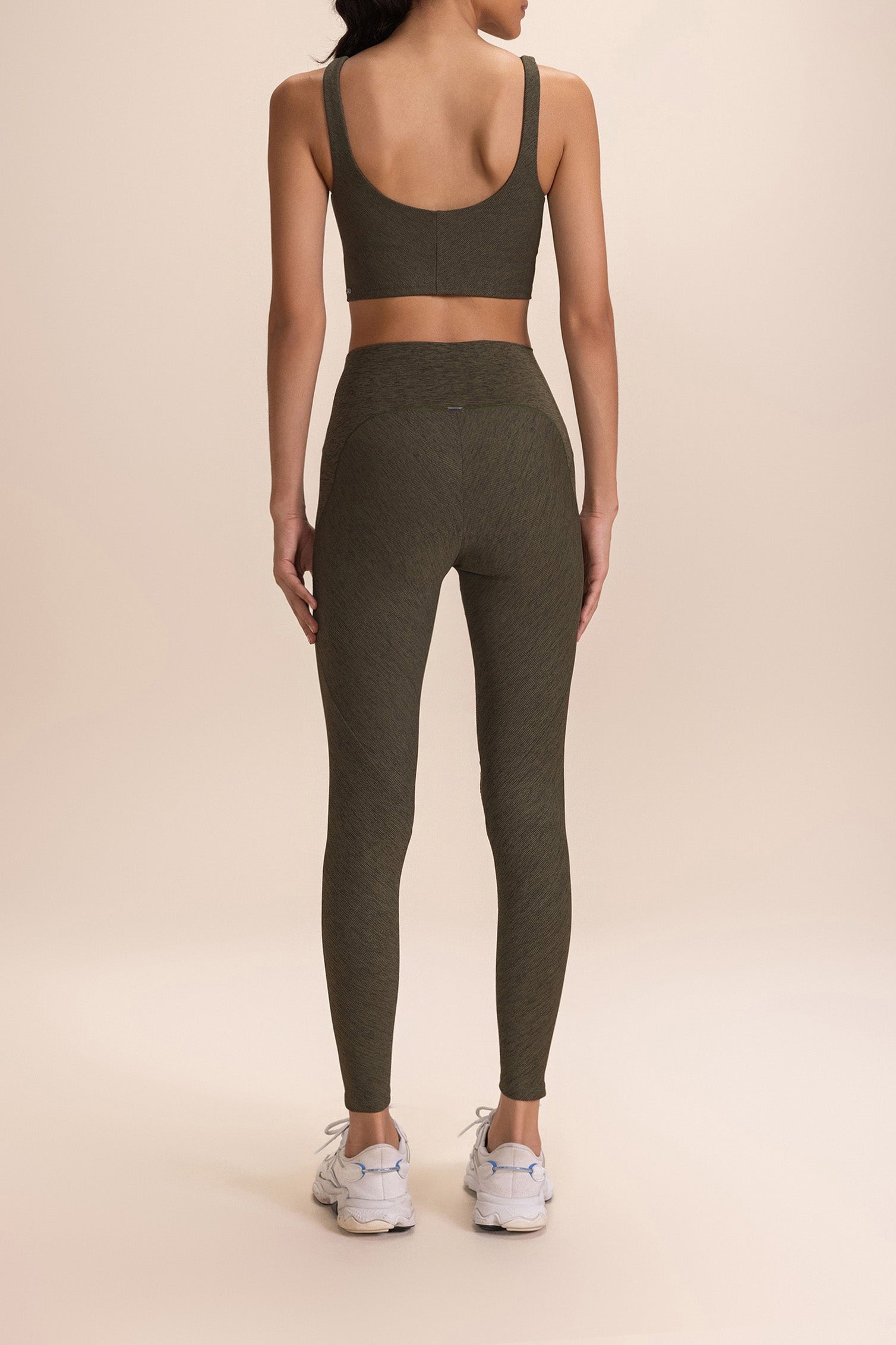 Groove Line Leggings - High Waist Yoga Pants for Women, Comfortable Workout Tights with Stretchy Fabric - Perfect for Yoga, Gym, Running & Everyday Wear
