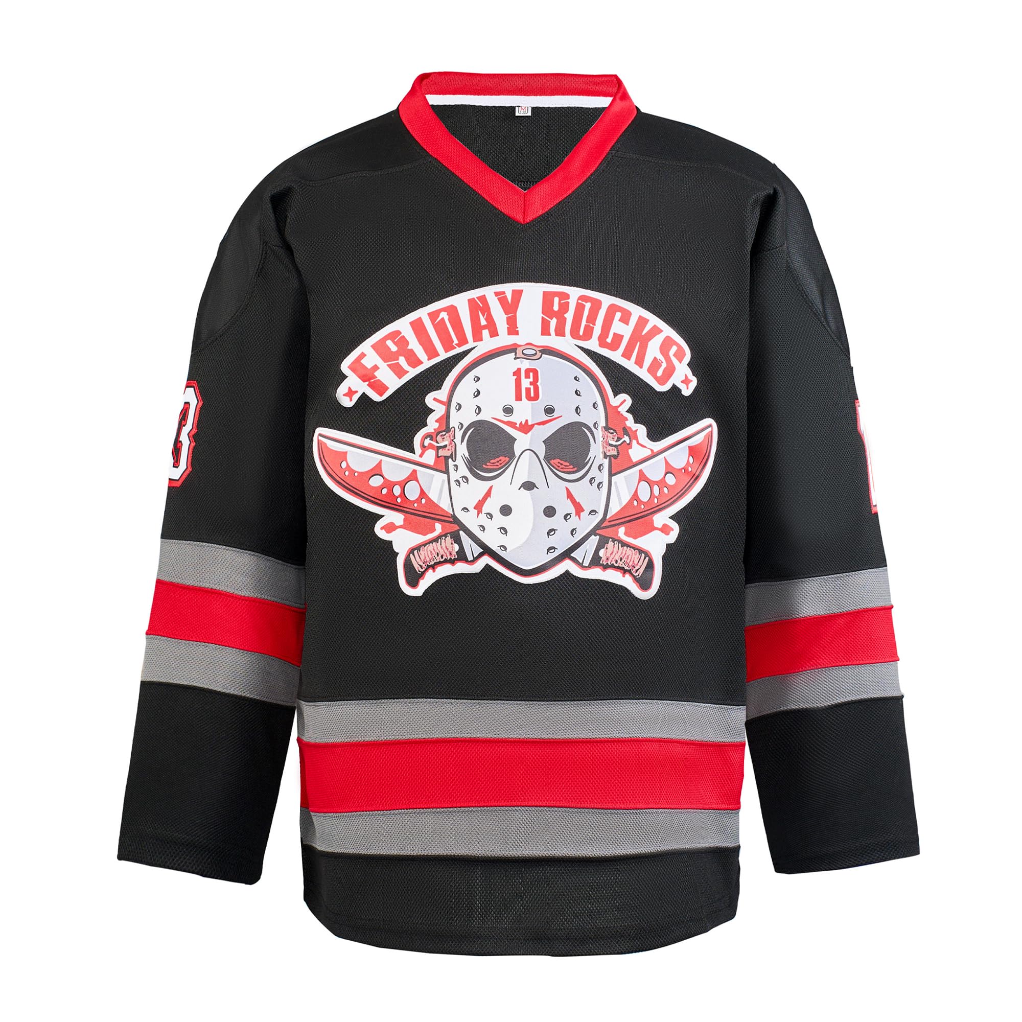 Jason Movie Hockey Jerseys & Hockey Mask Halloween T-Shirt - Friday the 13th Horror Fan Gift for Men & Women - Perfect for Halloween Costumes, Horror Movie Nights & Hockey Games